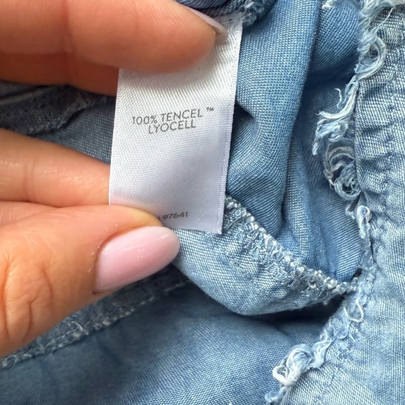 J.JILL Denim womens two toned baggy fit tank size XL petite - Picture 7 of 7